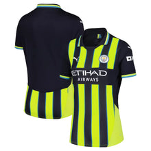 Carregar imagem no visualizador da galeria, Camisa Manchester City Feminina Away 24/25 - Azul e Amarela