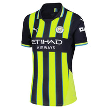 Carregar imagem no visualizador da galeria, Camisa Manchester City Feminina Away 24/25 - Azul e Amarela