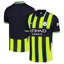 Carregar imagem no visualizador da galeria, Camisa Manchester City Away 24/25 - Azul e Amarela