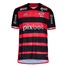 Carregar imagem no visualizador da galeria, Camisa CRF Home 24/25 Jogador - Preta e Vermelha - C/ Patrocínios
