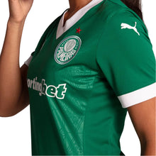 Carregar imagem no visualizador da galeria, Camisa Palmeiras Feminina Home 25/26 - Verde