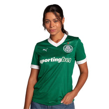 Carregar imagem no visualizador da galeria, Camisa Palmeiras Feminina Home 25/26 - Verde