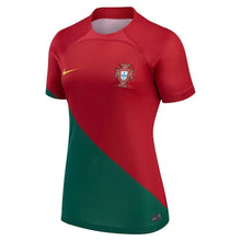 Carregar imagem no visualizador da galeria, Camisa Portugal Feminina Home 2022 - Vermelha