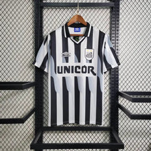 Carregar imagem no visualizador da galeria, Camisa Santos Away 1998 Retrô - Branca e Preta