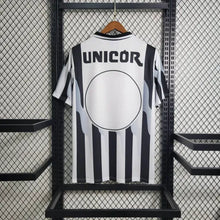 Carregar imagem no visualizador da galeria, Camisa Santos Away 1998 Retrô - Branca e Preta