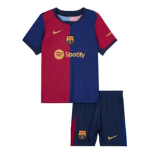 Carregar imagem no visualizador da galeria, Conjunto Infantil Barcelona I 24/25 - Azul e Vermelho