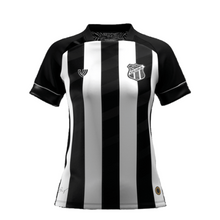 Carregar imagem no visualizador da galeria, Camisa Ceará Home 24/25 Feminina - Preta e Branca