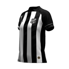 Carregar imagem no visualizador da galeria, Camisa Ceará Home 24/25 Feminina - Preta e Branca